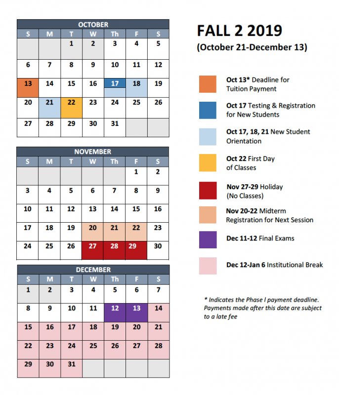 Liu Calendar Fall 2022 Printable Word Searches